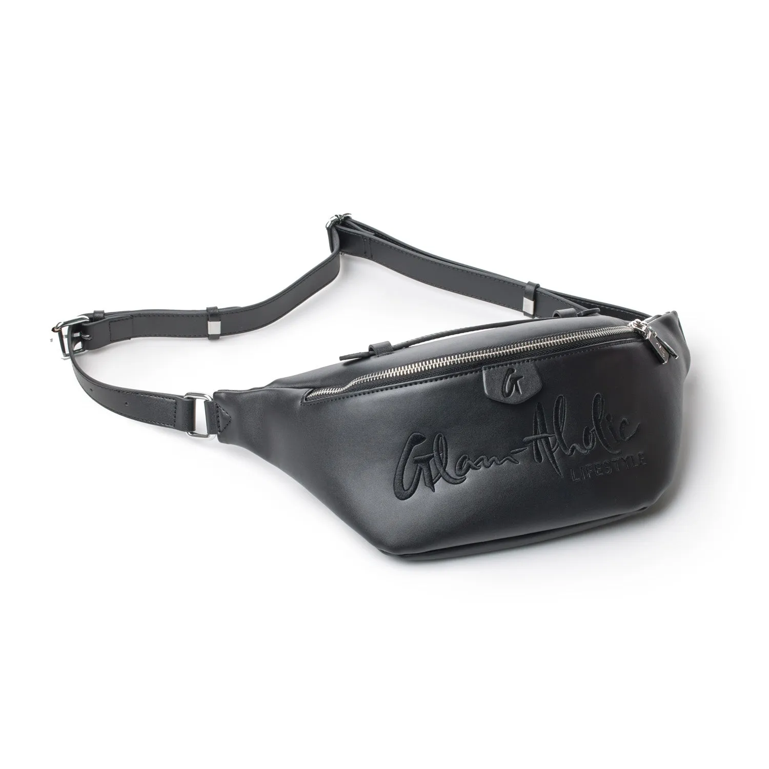 SIGNATURE LOGO FANNY PACK - BLACK