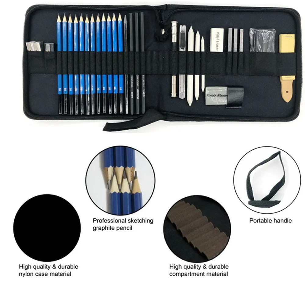 Sketch pencil set of 33 pieces tool set