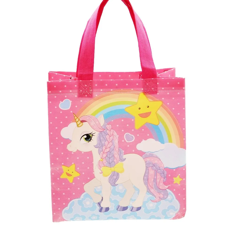 Small Unicorn & Stars Printed PP Non-Woven Bags