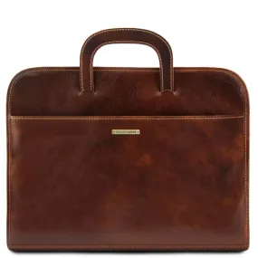 Sorrento Leather Document Bag