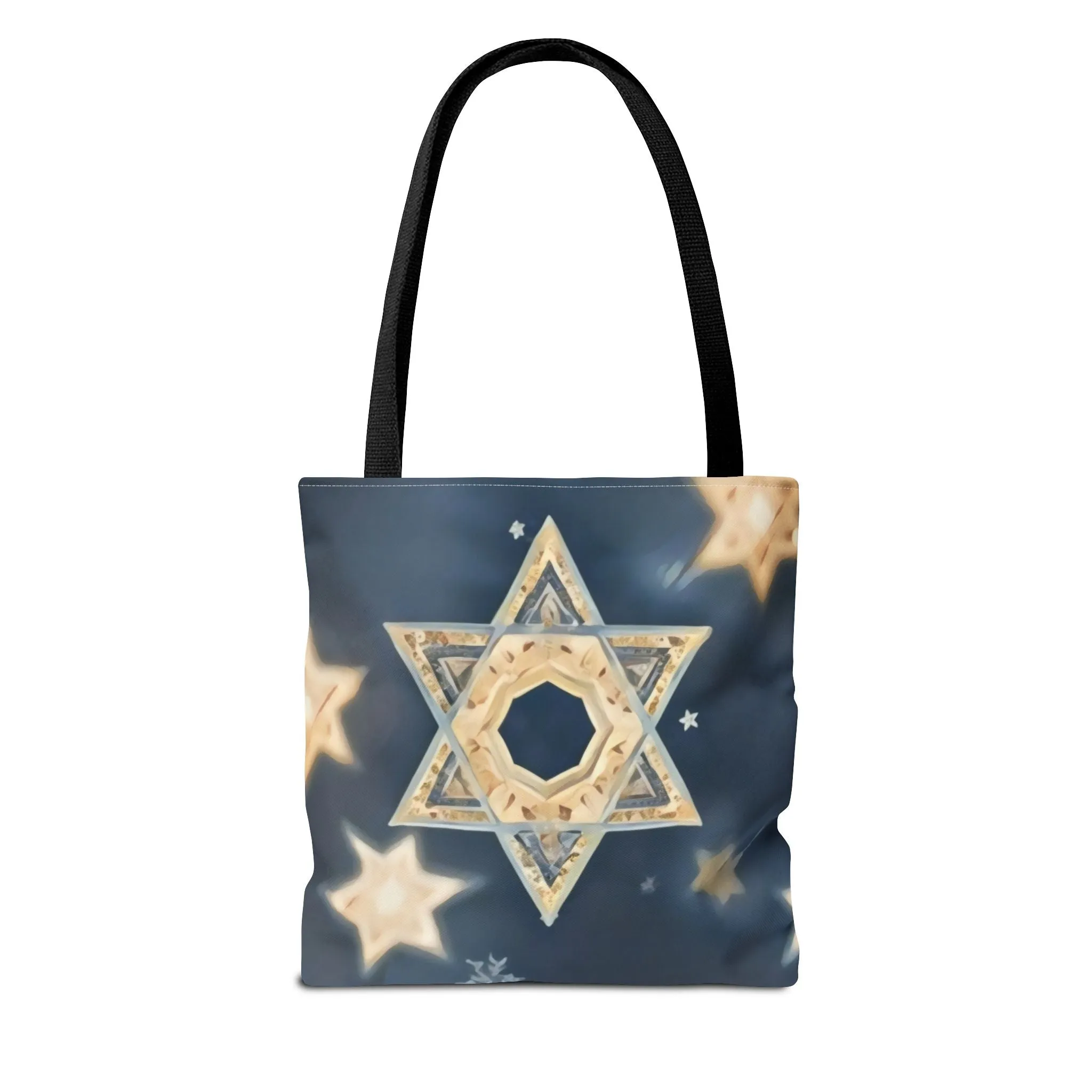 Star of David Tote Bag - Celestial Glow Design