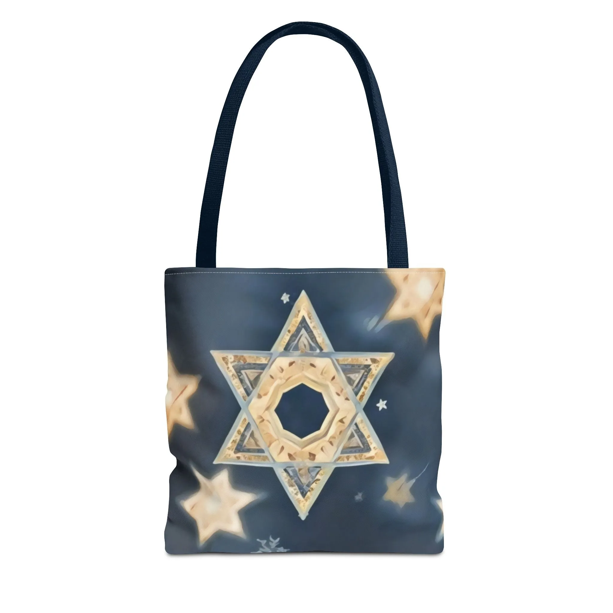 Star of David Tote Bag - Celestial Glow Design