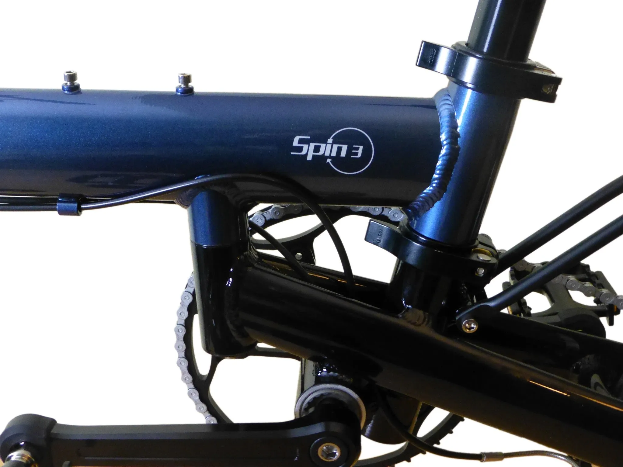 Super Light Spin 3 - SOLOROCK 16" 9 Speed Aluminum Folding Bike