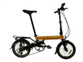 Super Light Spin 3 - SOLOROCK 16" 9 Speed Aluminum Folding Bike