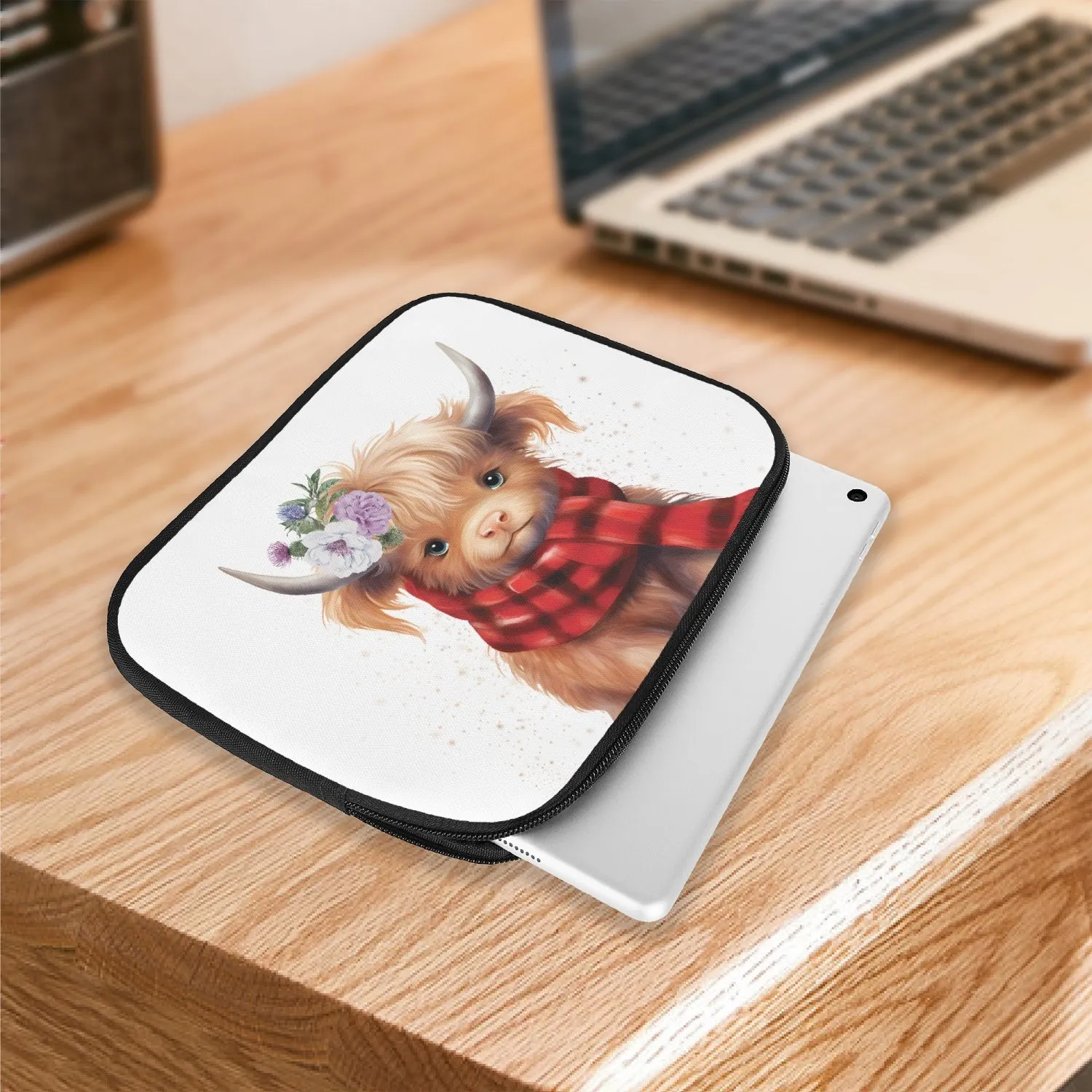 Tablet Sleeve - Highland Cow, awd-557