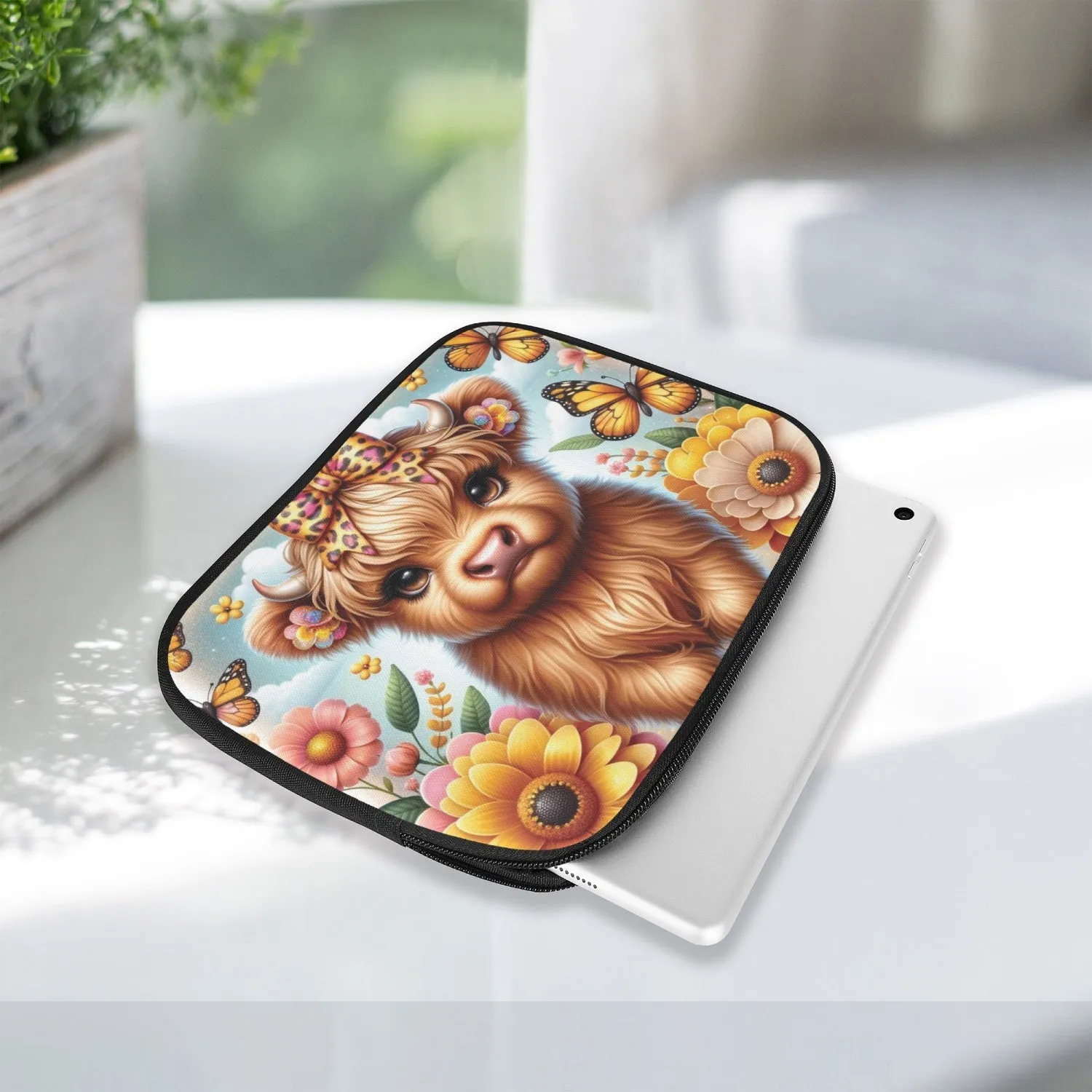 Tablet Sleeve - Highland Cow, awd-658