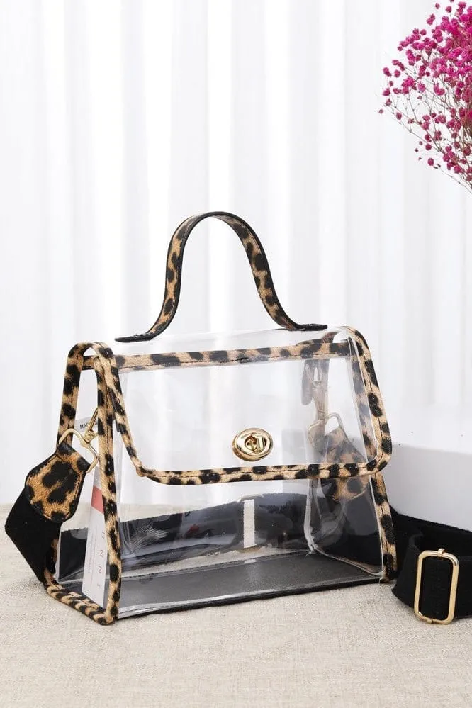 TG10433 Mindy Clear Satchel/Crossbody