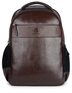 THE CLOWNFISH Signature Series Synthetic 31 Ltr Brown Laptop Backpack - (TCFBPFL-AB156BR5)