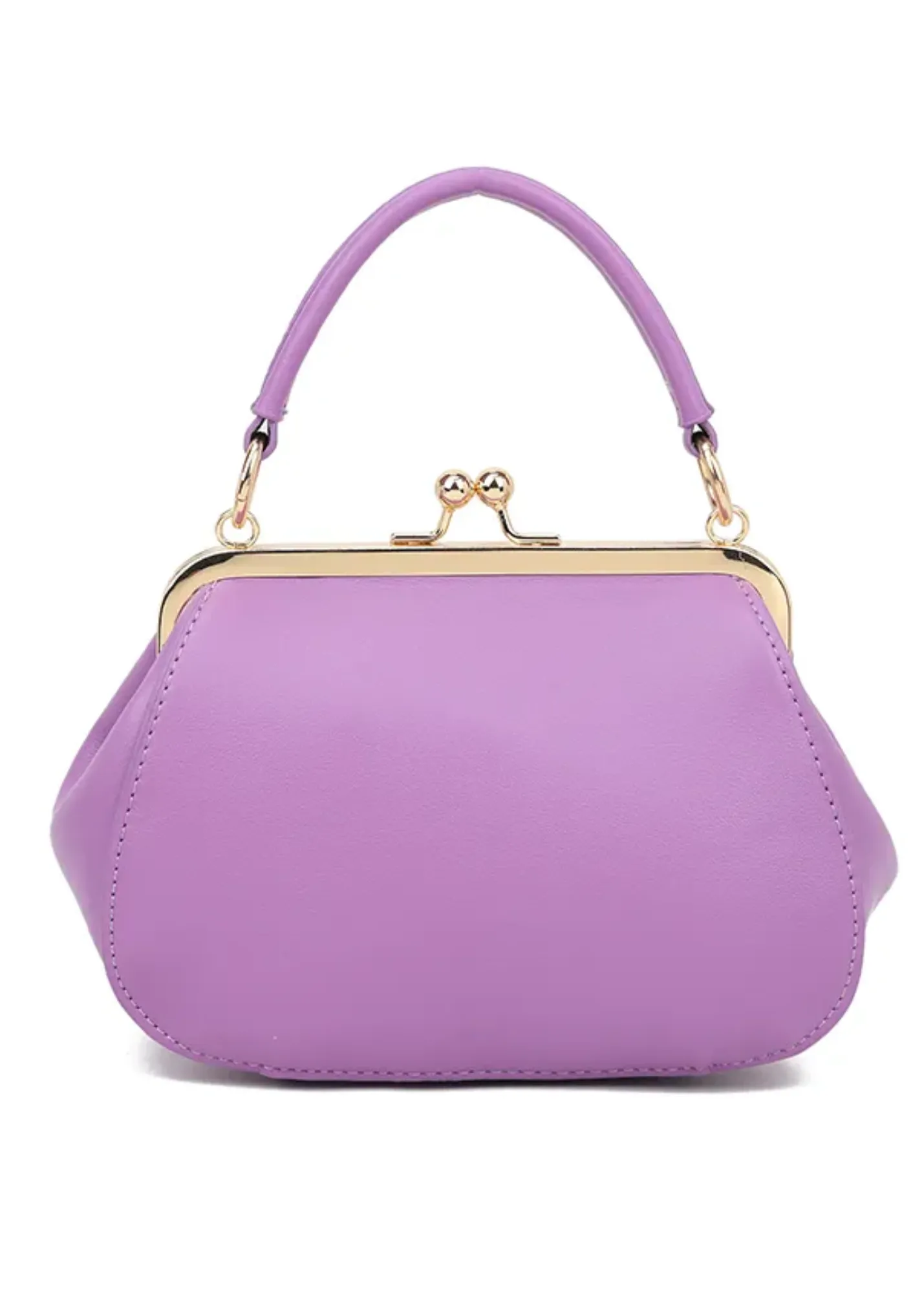 The Edit - Lilac Mini Retro Clasp Bag