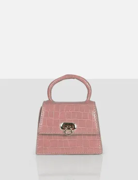 The Lilly Pink Textured Mini Bag