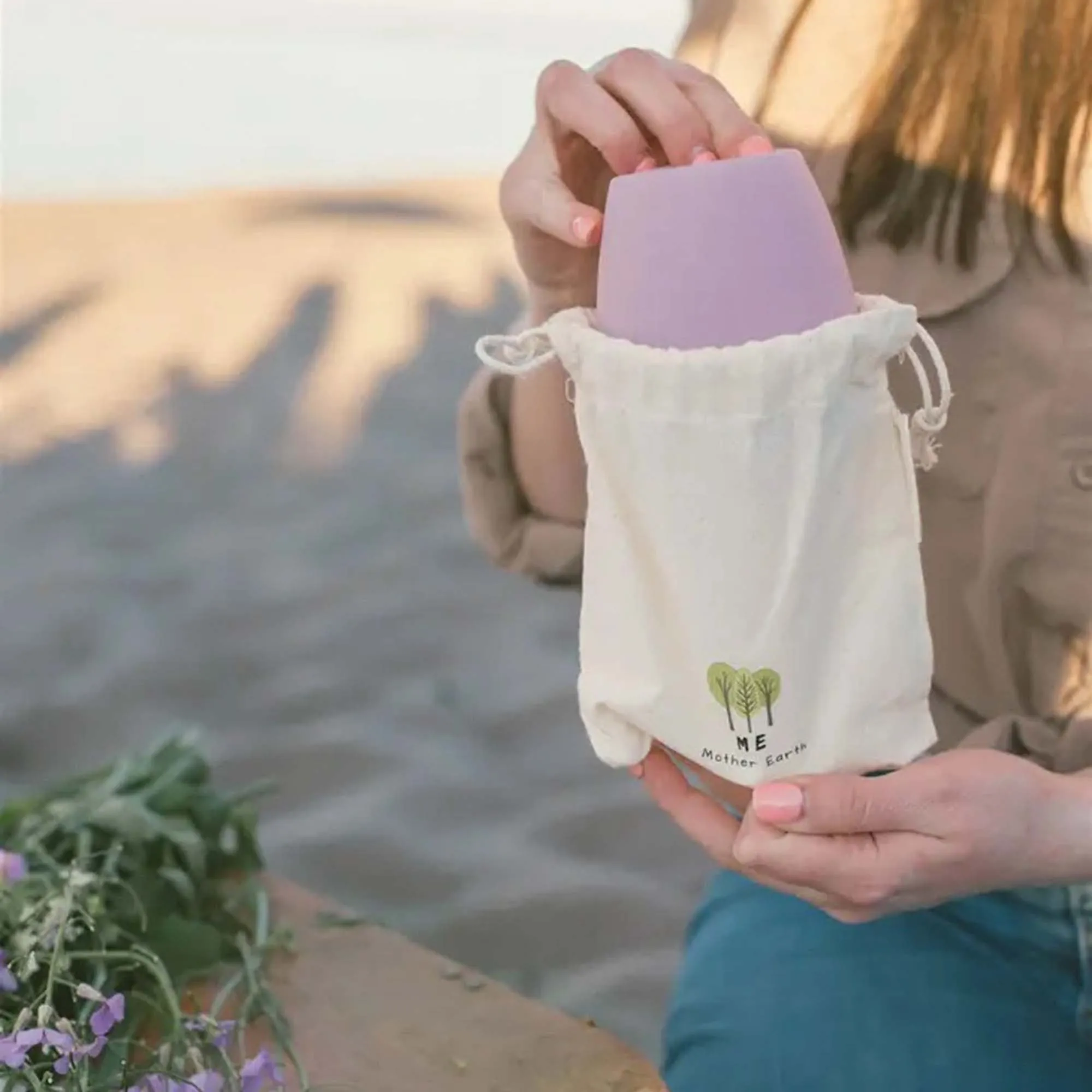 Unbreakable Portable Silicone Travel Wine Glass   Bag