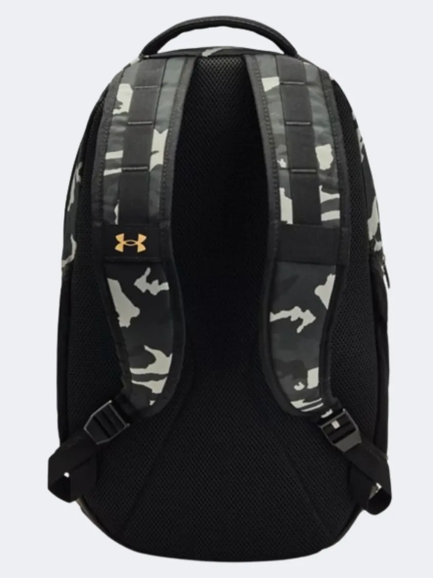 Under Armour Hustle 5 Unisex Training Bag Black/Metallic Gold