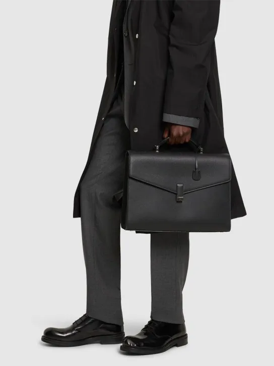 Valextra   Iside leather briefcase 