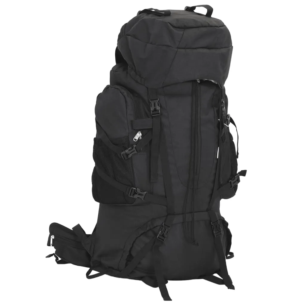 vidaXL Hiking Backpack Black 100 L Oxford Fabric