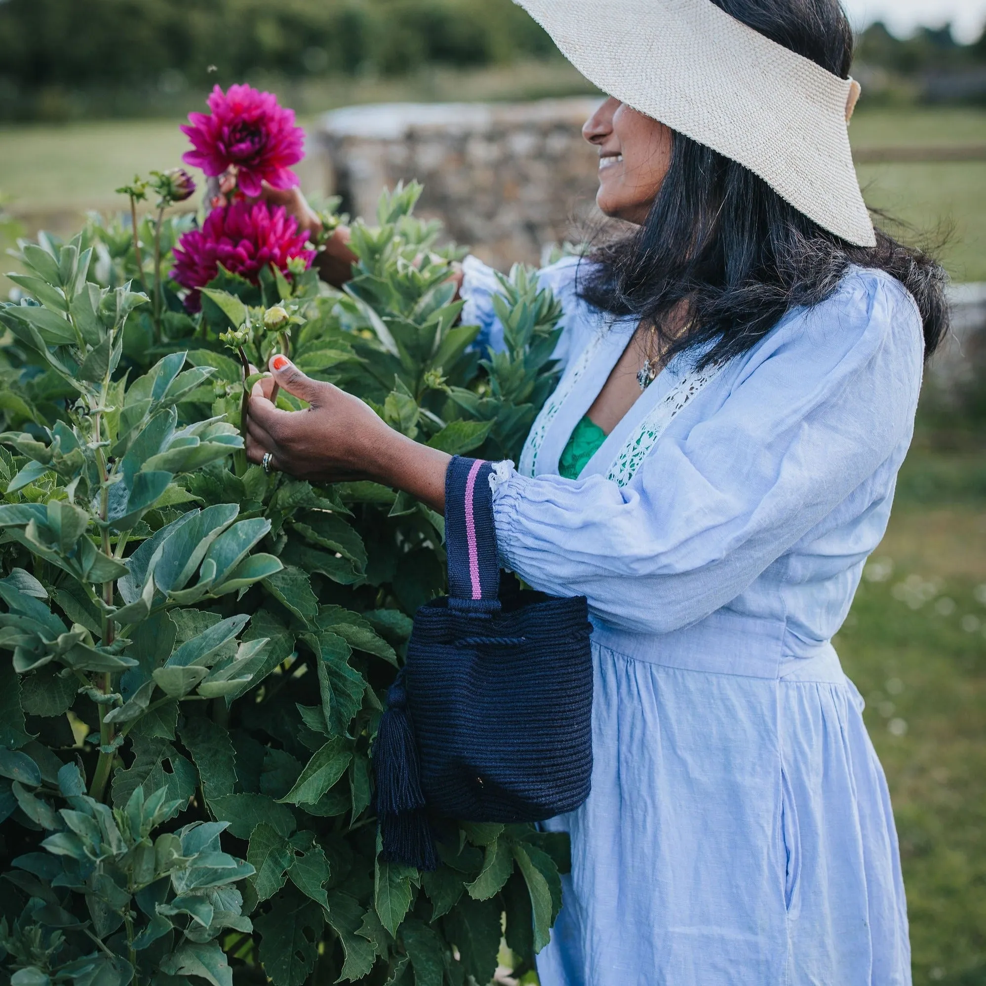 Wayuu Mini Contrast Bucket Bag