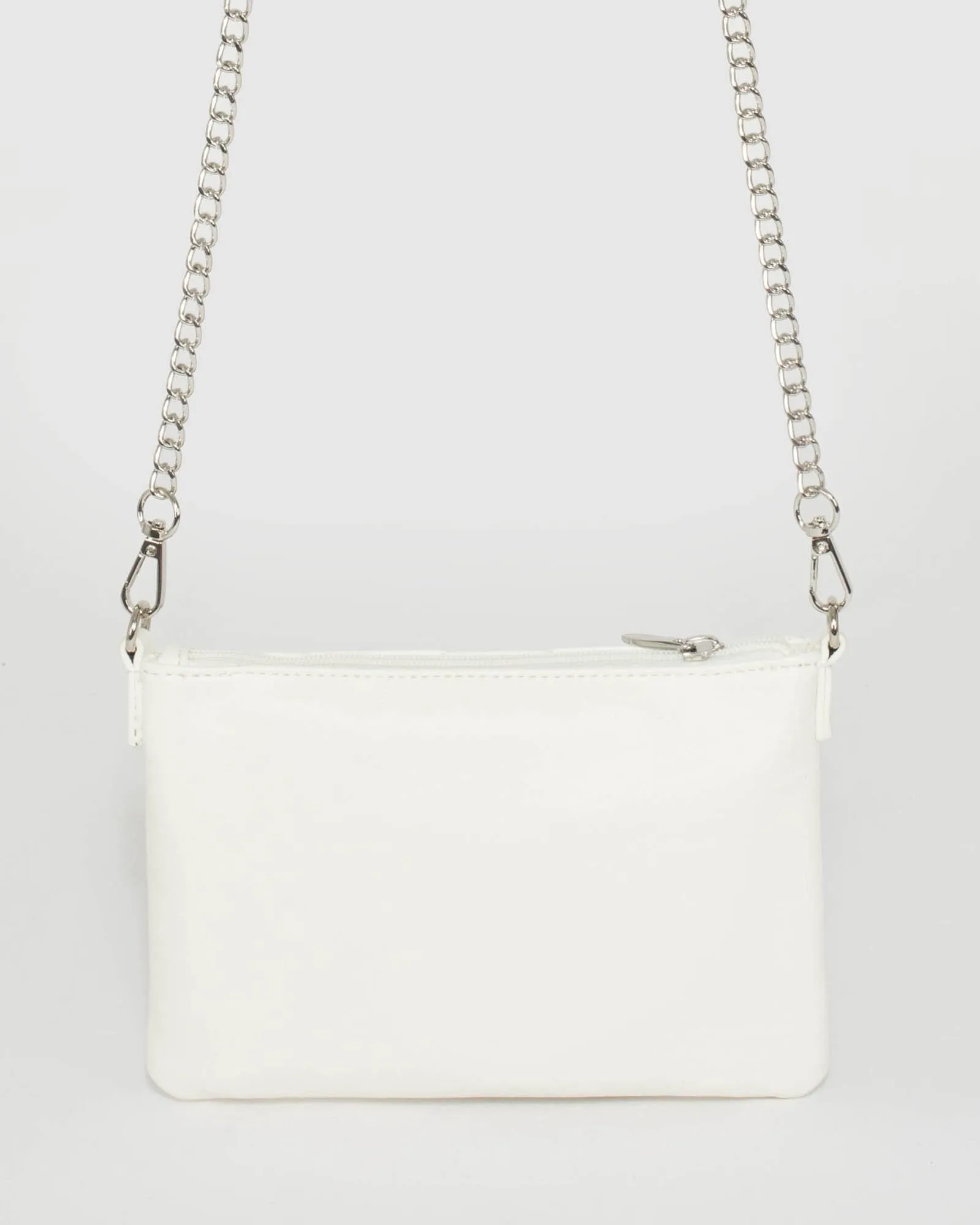 White Stud Crossbody Bag