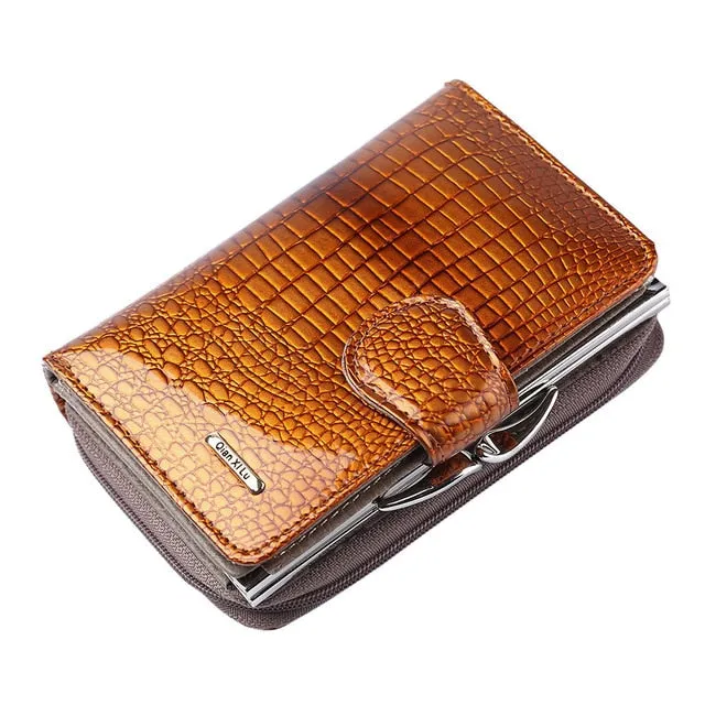 Women Leather Wallet Handbag