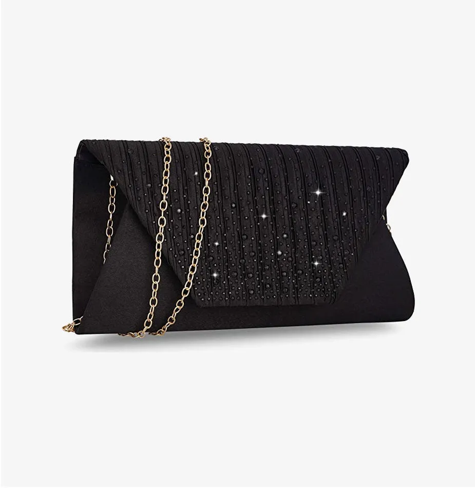 Women's Satin Envelope Evening Bag