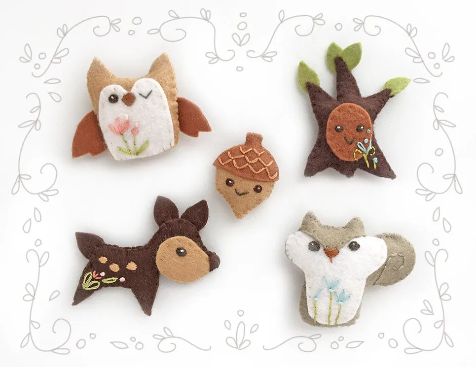 Woodland Creatures Pattern