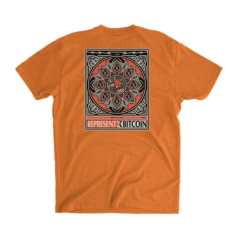 Worldwide Propoganda Signature Tee [ORANGE] BITCOIN EDITION