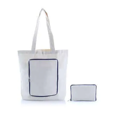 Zipper Foldable Tote